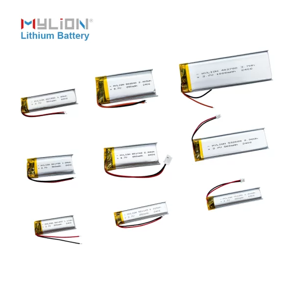 High Cycle Life 3.7V 250mAh Rechargeable Polymer Battery for Wearables - Image 3