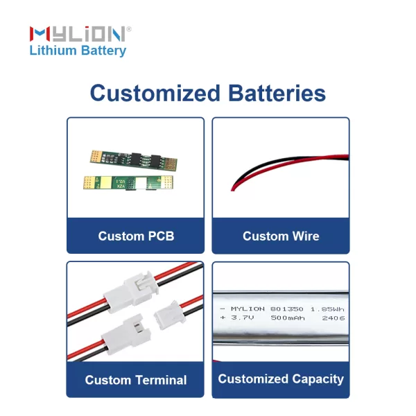 3.7V 500mAh 8013502