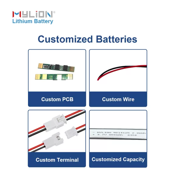 3.7V 800mAh 5014125 2