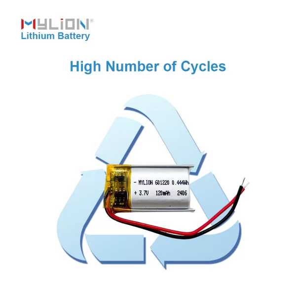 Precision 3.7V 120mAh LiPo Battery 601220 for Bluetooth and Smart Devices - Image 4