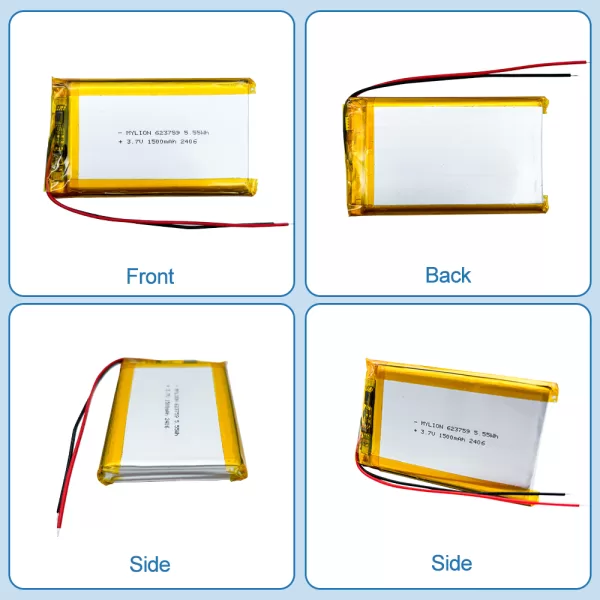 3.7V 1500mAh 623759 4
