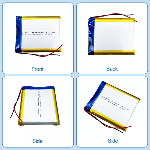 Lithium polymer battery 3.7V 3000mAh 805060 - Image 4