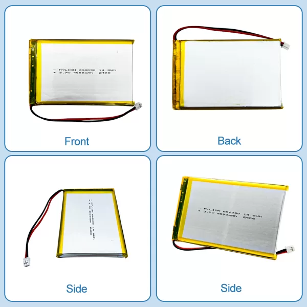 Lithium Polymer Battery 3.7V 4000mAh Model 606090 - Image 4