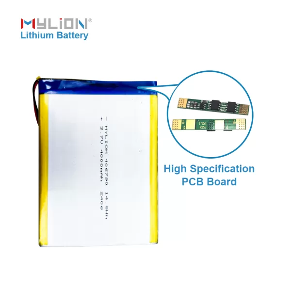 Lithium Polymer Battery 3.7V 4000mAh Model 406790 - Immagine 5