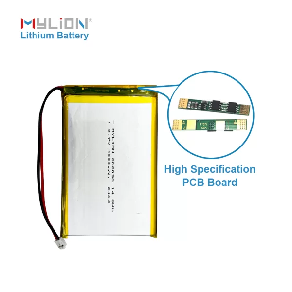 Lithium Polymer Battery 3.7V 4000mAh Model 606090 - Image 5