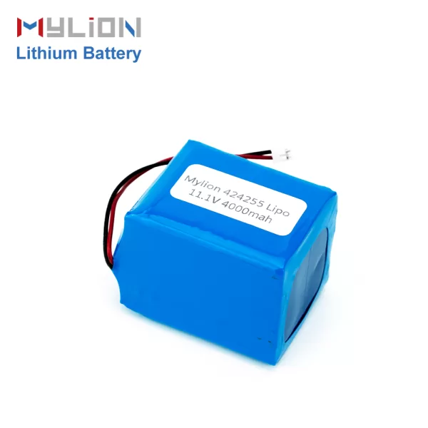 Mylion 11.1V 4000mAh Lithium Polymer Battery Blue PVC Case Ideal for Bluetooth and Consumer Electronics - Image 4