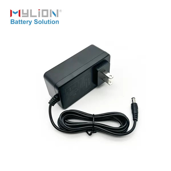 High-quality 8.4V 5A 45W AC/DC power adapter with 110-240V input for mini UPS, lithium battery packs. - Imagen 4