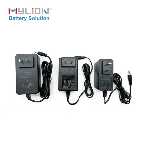 High-quality 8.4V 5A 45W AC/DC power adapter with 110-240V input for mini UPS, lithium battery packs. - Imagen 2
