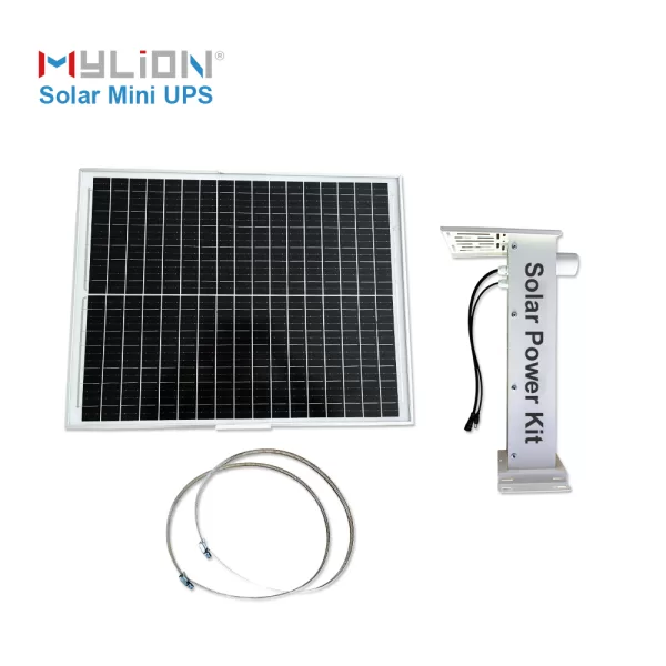 40W Solar Mini UPS Kit with 102.4Wh LiFePO4 Battery MPPT Fast Charging 12V DC Backup for CCTV Routers Gateways and IoT Devices - Image 6